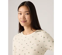 Levi's Women's Hayes Clara Strip Long Sleeve Top