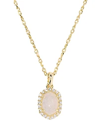 Kendra Scott Daphne Crystal Frame Short Pendant Necklace