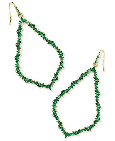 Kendra Scott Crystal Open Frame Statement Earrings