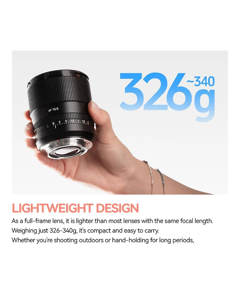 TTArtisan AF75mm F2 Full Frame Fujifilm X Mount