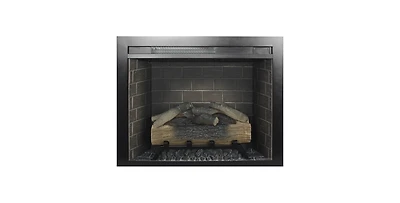 Flynama 28 inch Infrared Electric Fireplace Insert, Touch Panel Home Decor Heater, Smokeless Firebox With fixed Trim Kit.With Crackling Sound