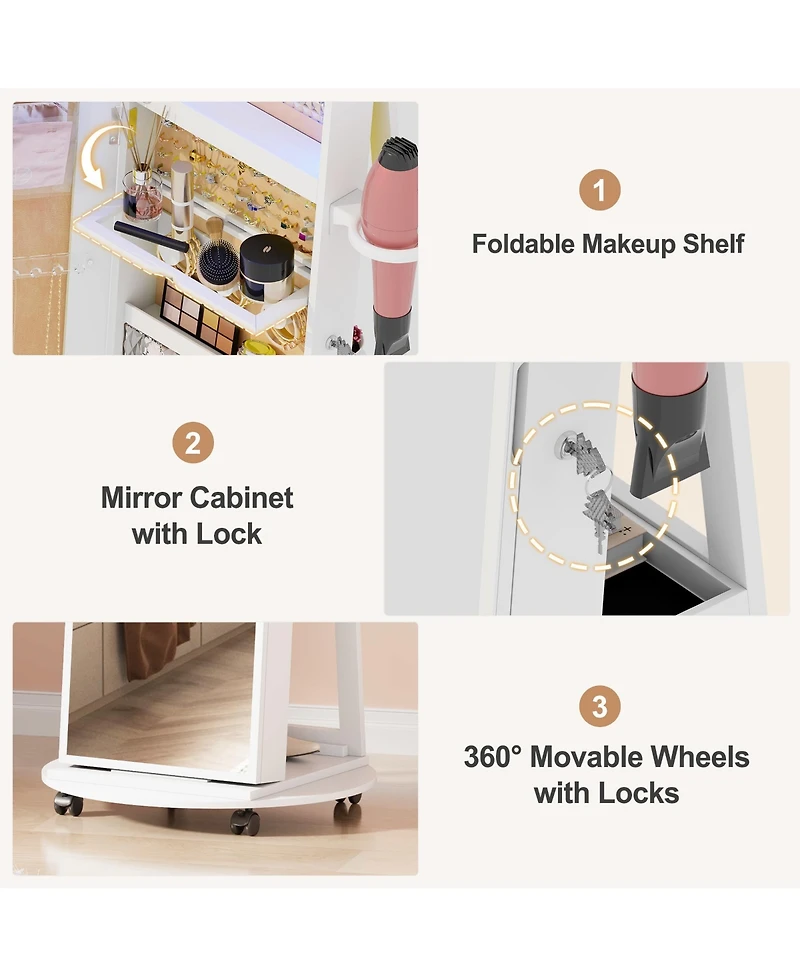 Vlsrka Color Block Full Length Mirror