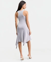 Bar Iii Women's Handkerchief-Hem Sleeveless Dress, Macy's Exclusive