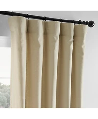 Half Price Drapes French Linen Room Darkening Curtain