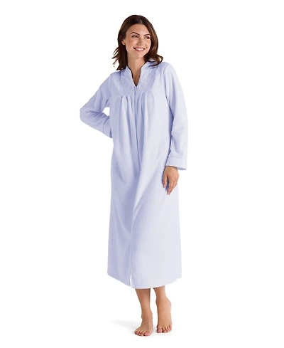 Miss Elaine Women's Plus Zipper Short Robe