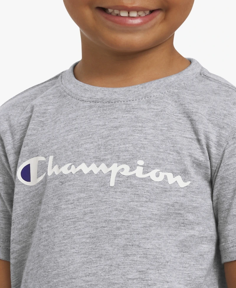 Champion Boys Toddler 2T-4T Long-Sleeve Hoodie and Pants, 2-Piece Set