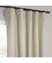 Half Price Drapes Vienna Basic Linen Blackout Curtain Pair (2 Panels