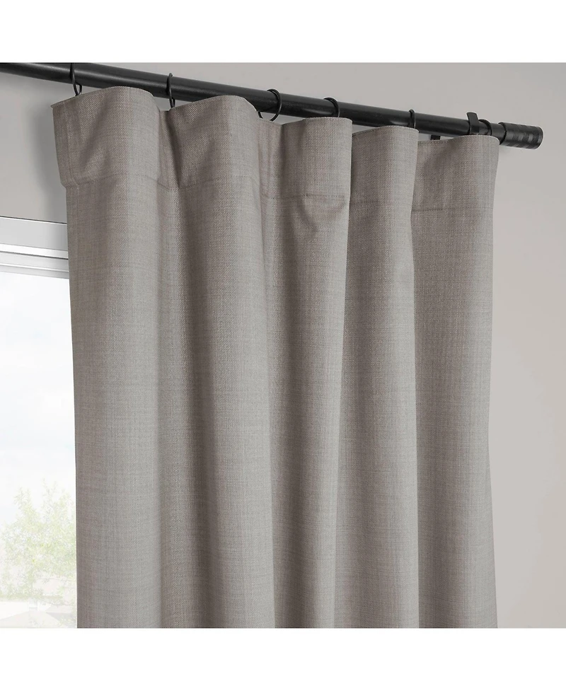 Half Price Drapes Vienna Basic Solid Curtains (2 Panel) Blackout For Bedroom & Living Room