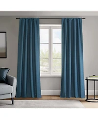 Half Price Drapes Vienna Basic Solid Curtains (2 Panel) Blackout For Bedroom & Living Room