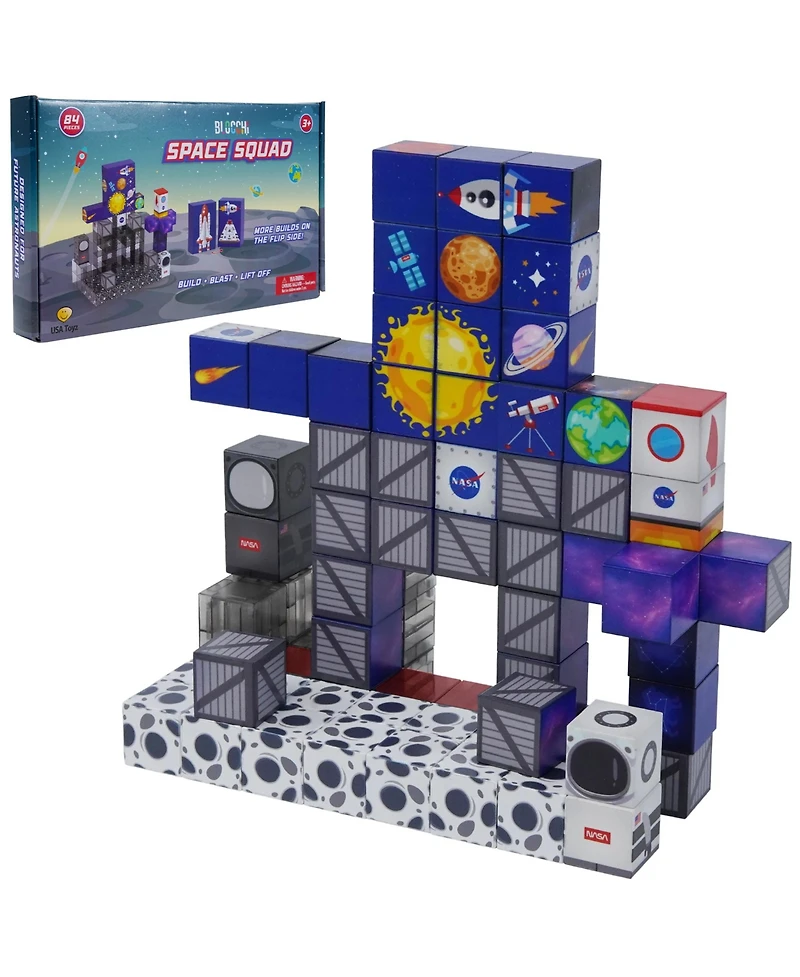 Usa Toyz Blocchi Space Squad Magnetic Block Set 84 units