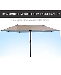 Outsunny Extra Large 15ft Patio