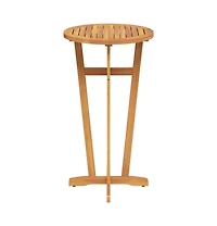 vidaXL Patio Bar Table 23.6"x41.3" Solid Wood Acacia