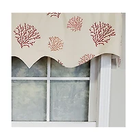 Rlf Home Luxurious Modern Classic Deep-Sea Regal Style Window Valance