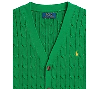 Polo Ralph Lauren Boys 8-20 Cable-Knit V-Neck Cardigan