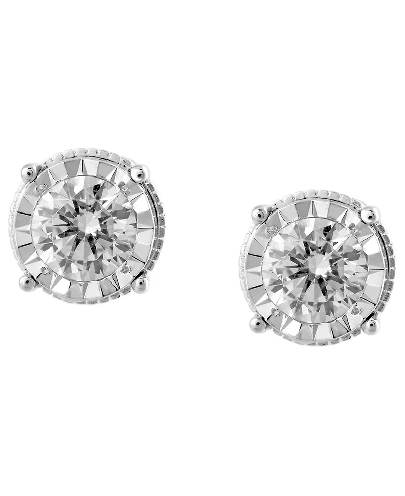 Macy's Diamond Stud Earring (3/4 ct. t.w.) in 14k White Gold