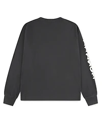 Hurley Boys 8-20 Skull Split Long-Sleeve T-Shirt