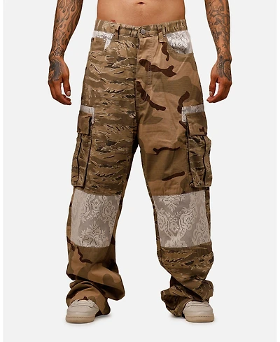 mnml Men's Loiter Ultra Baggy Camo Ripstop Cargo Pants