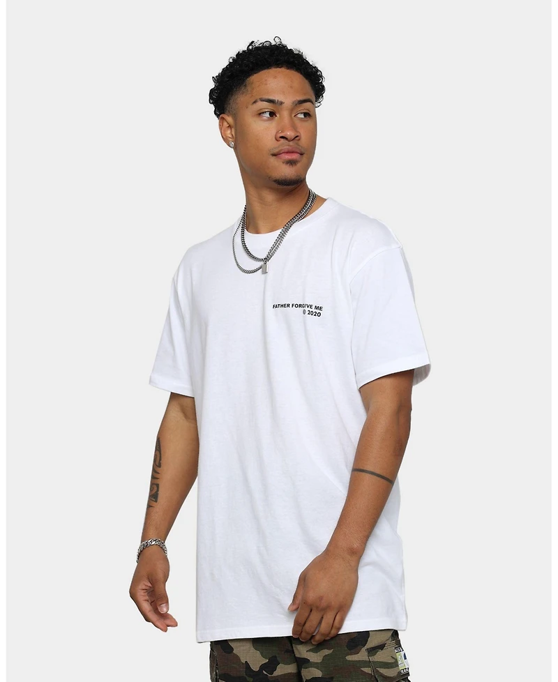 Father Forgive Me Men's Skeleton T-Shirt