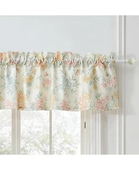 Greenland Home Fashions Chloe Light Filtering Semi Sheer 3" Rod Pocket Window Valance 84" x 16" Pastel