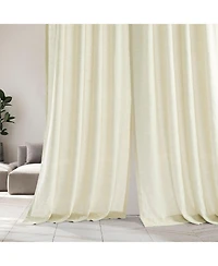 Half Price Drapes Deluxe French Linen Curtain