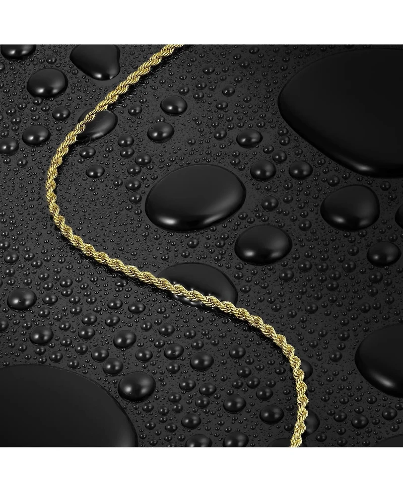 Vincero Rope Necklace - 3mm - Gold 21