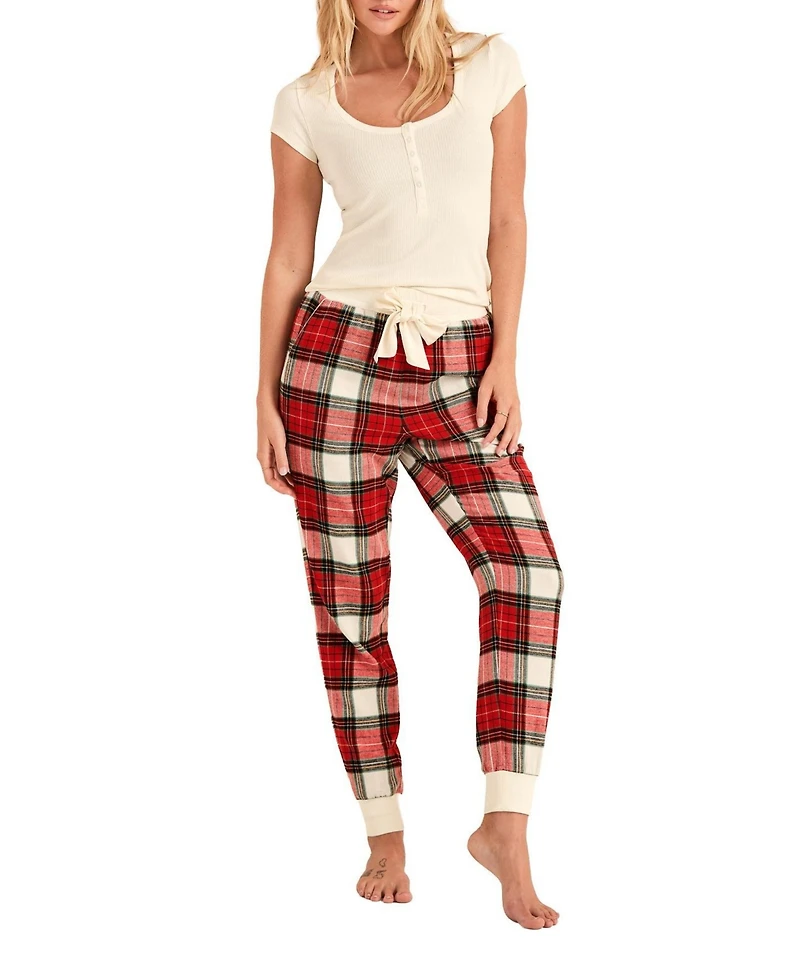Adore Me Women's Caileigh T-Shirt & Joggers Pajama Set
