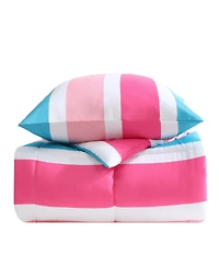 Nautica Cru Stripe Microfiber 3-Pc. Comforter Set, Twin