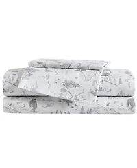 Eddie Bauer Big Foot Hiking Trip Microfiber 4-Pc. Sheet Set