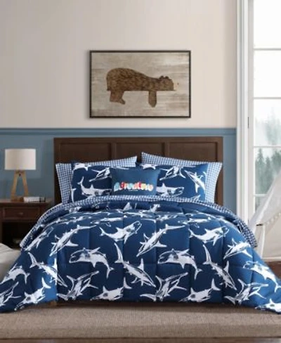 Eddie Bauer Vinny Shark Friends Microfiber Comforter Sets