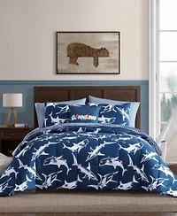 Eddie Bauer Vinny Shark Friends Microfiber Comforter Sets