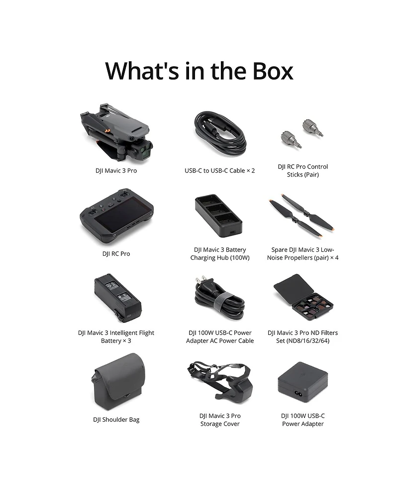 Dji Mavic 3 Pro Drone Fly More Combo with Rc Pro