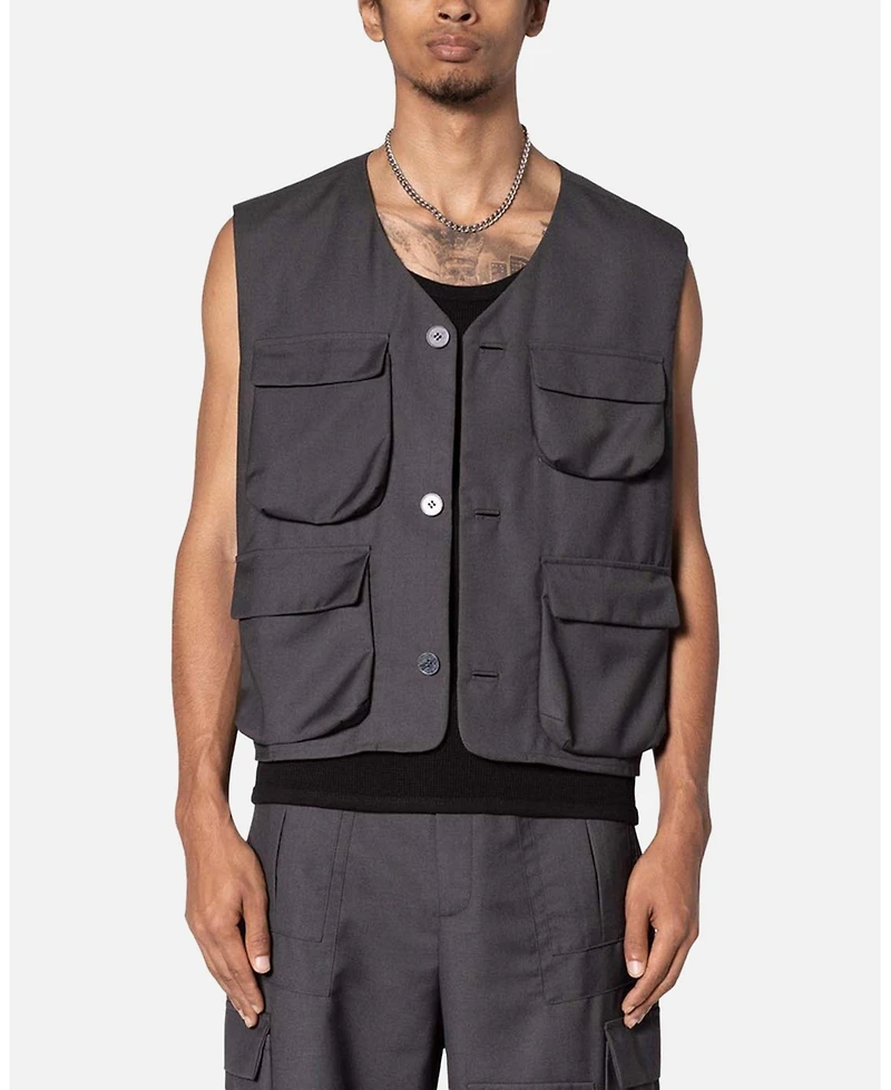 mnml Men's Bonded Gabardine Vest