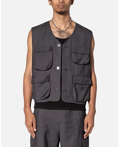 mnml Men's Bonded Gabardine Vest