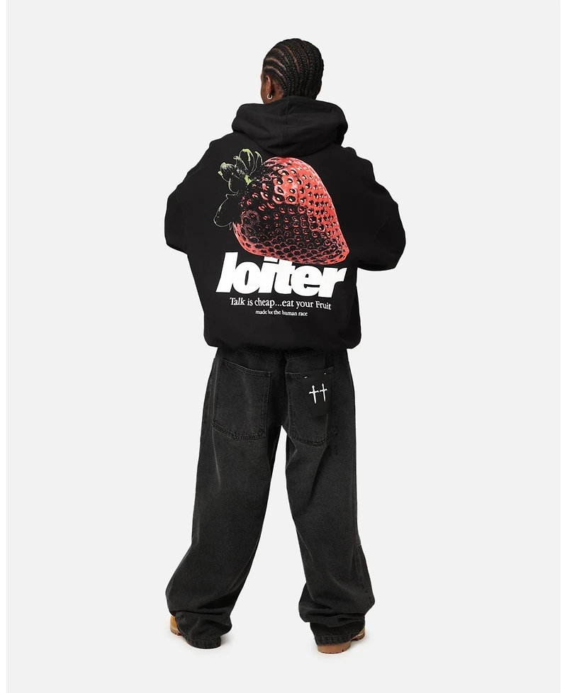 Loiter Men's Strawberry Graphic Hoodie