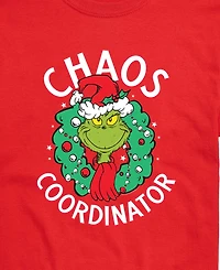Airwaves Men's Grinch Chaos Coordinator Graphic Crewneck T-Shirt