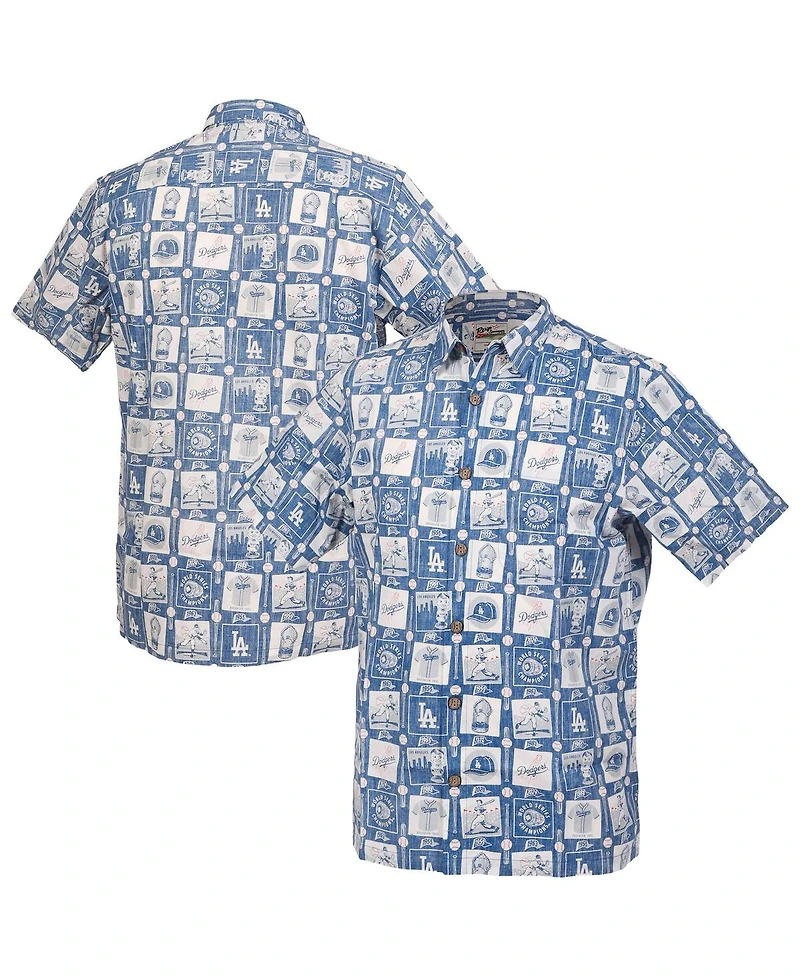 Reyn Spooner Men's Royal Los Angeles Dodgers Champs Scenic Button-Down Shirt
