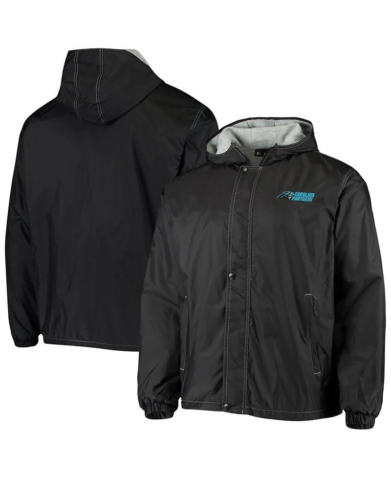 Dunbrooke Men's Black Carolina Panthers Logo Legacy Stadium Full-Zip Jacket