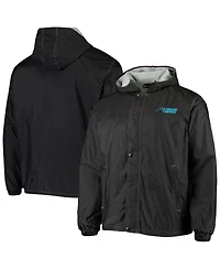 Dunbrooke Men's Black Carolina Panthers Logo Legacy Stadium Full-Zip Jacket
