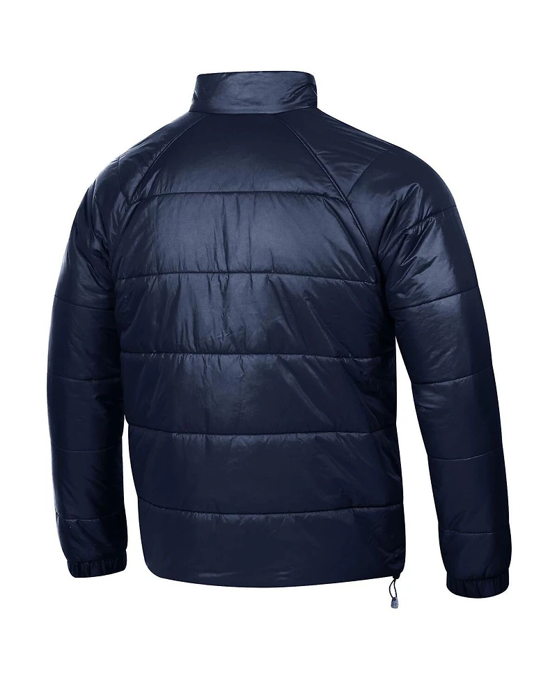 Under Armour Men's Navy Notre Dame Fighting Irish Hockey Leprechaun Storm Insulated Full-Zip Jacket