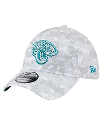 New Era Men's White Jacksonville Jaguars 2025 Salute to Service Digital Camo Fan Pack 39THIRTY Flex Hat