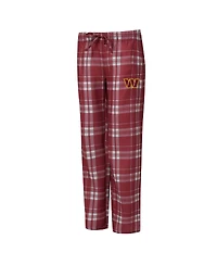 Concepts Sport Women's 2-Piece Heather Gray/Burgundy Washington Commanders Regulate Plaid Tank Top and Pants Sleep Set