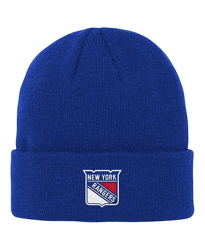 Outerstuff Big Boys and Girls Royal New York Rangers 2.0 Essential Cuffed Knit Hat