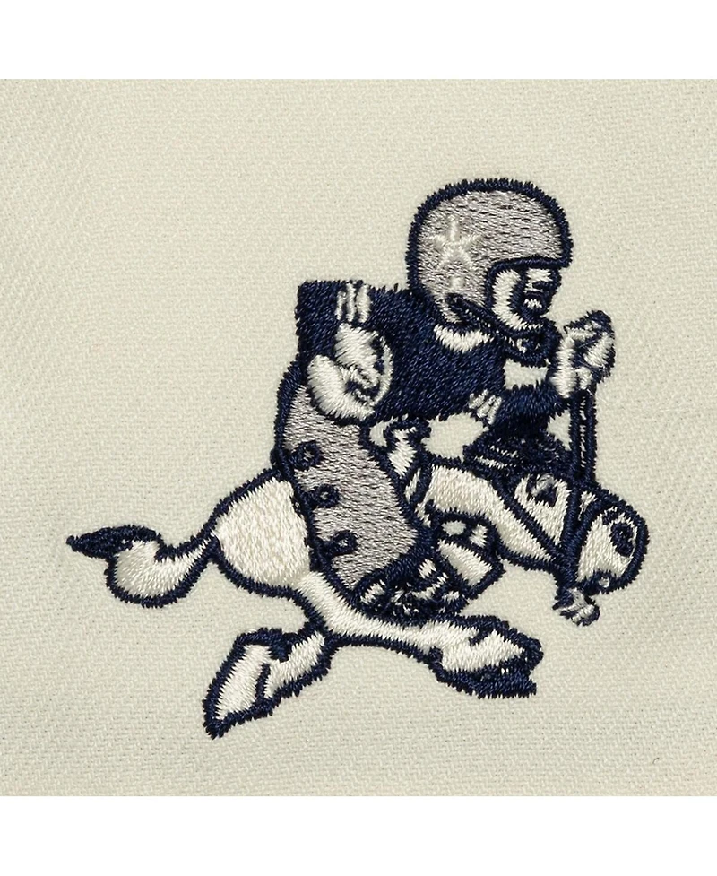 Mitchell & Ness Men's Tan Dallas Cowboys Dusted Double Pro Pinch Adjustable Hat