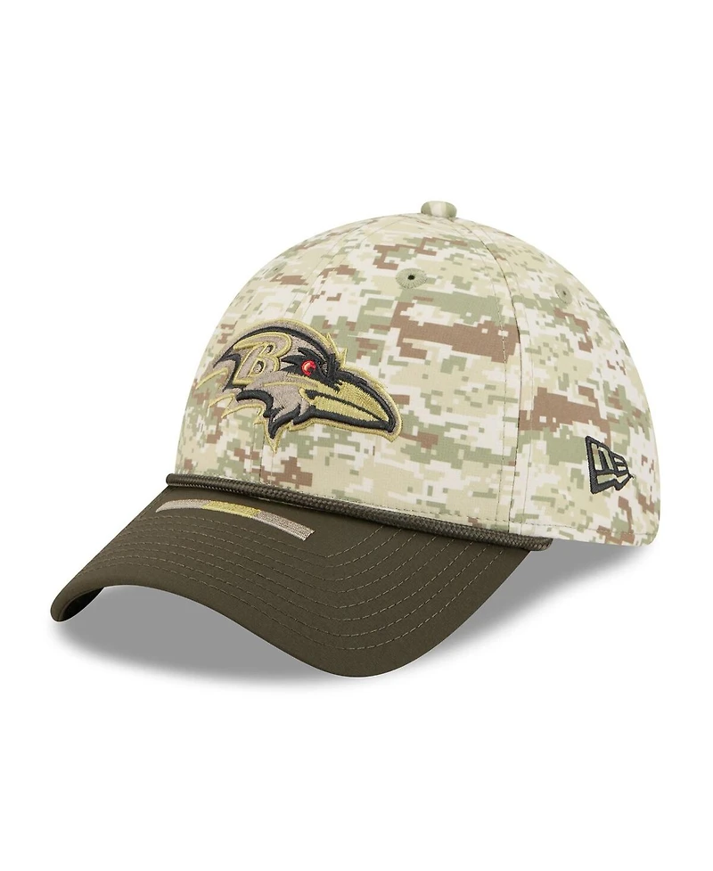 New Era Men's Camo Baltimore Ravens 2025 Salute to Service 39THIRTY Flex Hat
