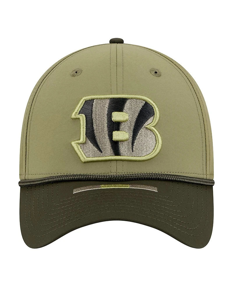New Era Men's Green Cincinnati Bengals 2025 Salute to Service 39THIRTY Flex Hat