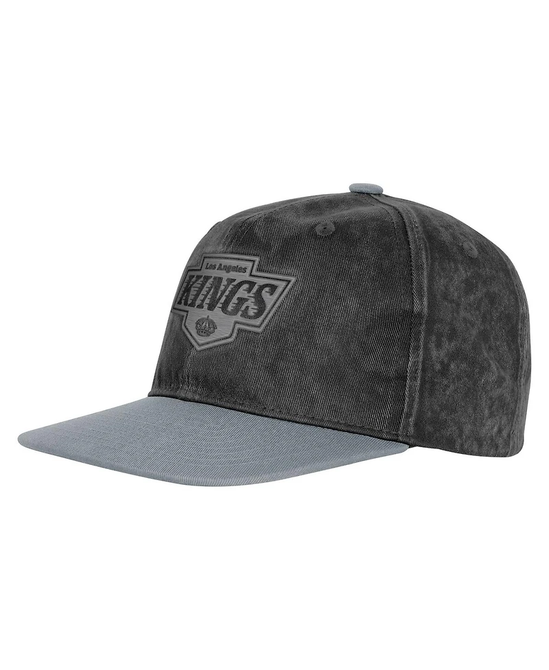 Outerstuff Big Boys and Girls Black/Silver Los Angeles Kings True Retro Deadstock Adjustable Hat