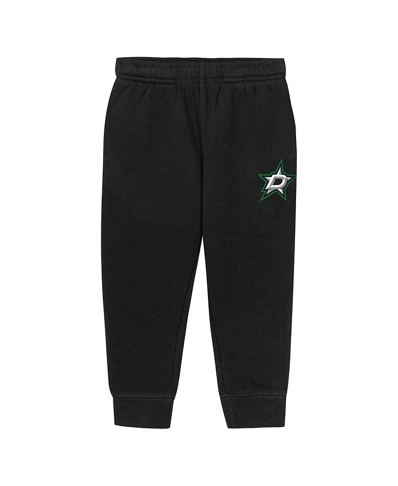 Outerstuff Toddler 2-Piece Black Dallas Stars Chants and Cheers Fleece Hoodie Pants Set