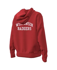 Under Armour Women's Red Wisconsin Badgers Throwback Hoodie