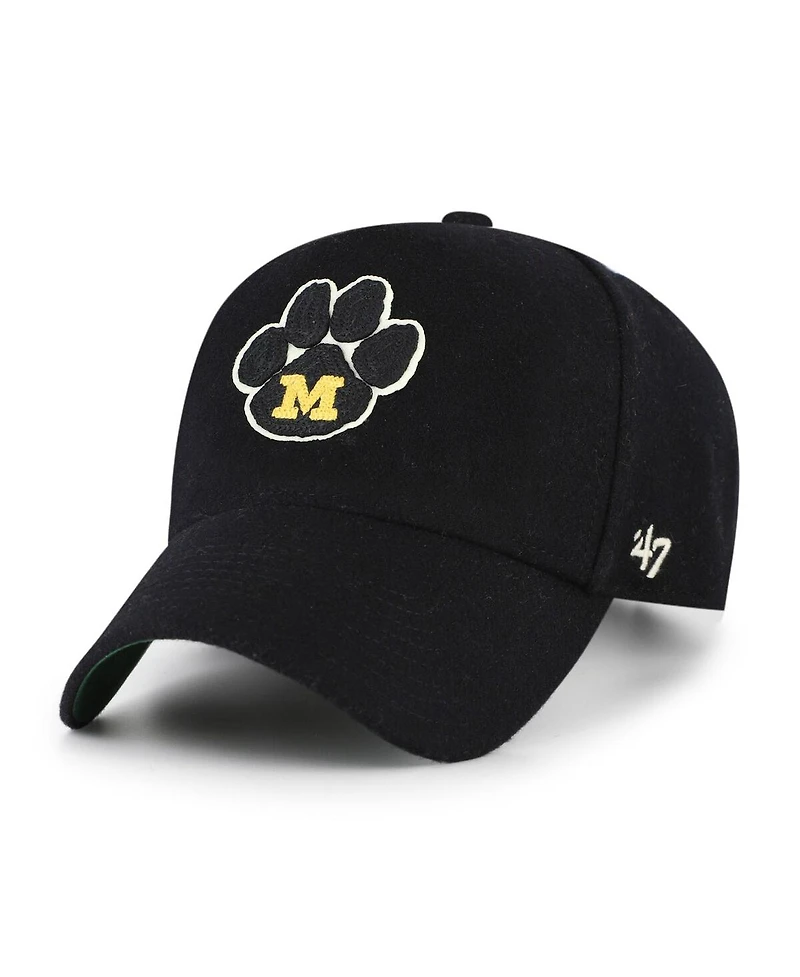 '47 Brand Men's and Women's Black Missouri Tigers Collections Golden Age Offside Dt Adjustable Hat
