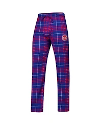 Concepts Sport Men's 2-Piece Royal/Red Detroit Pistons Vector Top and Flannel Pants Sleep Set